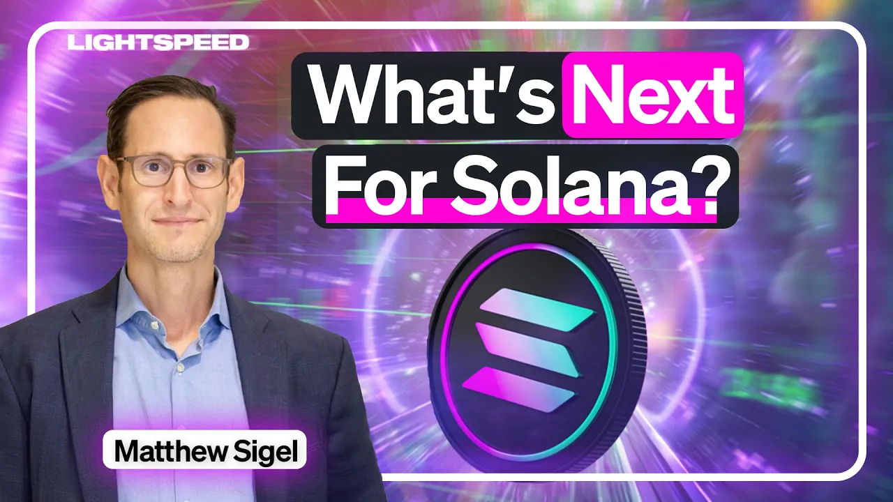 The State Of Solana With Matthew Sigel