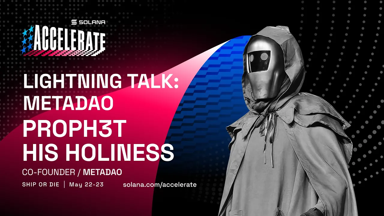 Ship or Die at Accelerate 2025: Lightning Talk: MetaDAO